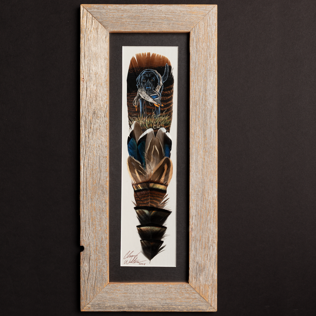 CHANCY CUSTOM FEATHER PAINTING